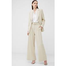 Polyester Blazers French Connection Women's EVERLY SUITING BLAZER Cream