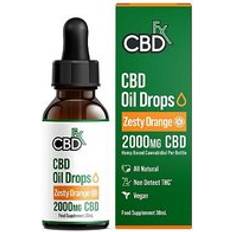 CBDFx Zesty Orange Oil Drops 2000mg