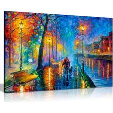 Marlow Home Co. Melody Of The Night By Leonid Afremov Canvas Picture