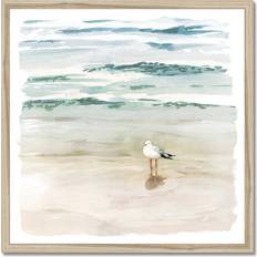 Beachcrest Home Seagull II Victoria Borges Painting Print