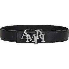 Amiri Black Staggered Belt Black/Nickel
