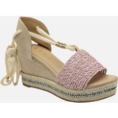 Pink - Women Espadrilles Ravel Women's Forres Womens Espadrille Wedges Pink Fabric pink fabric