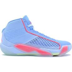 Textile Basketball Shoes Nike Air Jordan XXXVIII M - Light Marine/Royal Pulse/Flash Crimson/Astronomy Blue