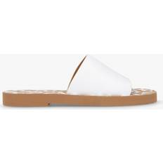 See by Chloé White Essie Slide Mules 100-WHITE IT