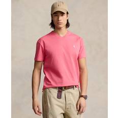 Polo Ralph Lauren Red T-shirts Polo Ralph Lauren Men's Classic-Fit Jersey V-Neck T-Shirt Red