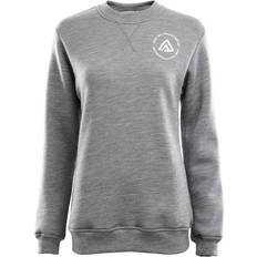 Aclima Women's FleeceWool Crew Neck Jumper - Grey Melange