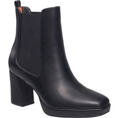 French Connection Women's Penny Chelsea Block Heel Boots Black