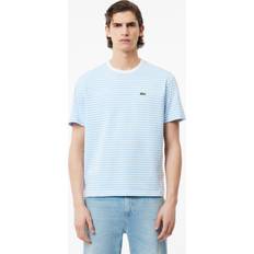 Lacoste L - Men T-shirts Lacoste Stripe T-Shirt Blue Mens