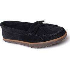 Minnetonka Womens Kilty Tread Moccasin Black BLACK