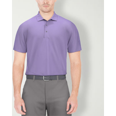 PGA tour Men's Airflux Mesh Golf Polo Shirt Violet Tulip