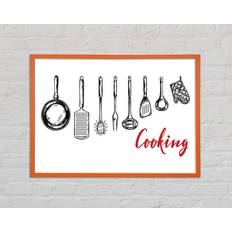 Sommerallee Utensils 4 Single Picture Frame Prints