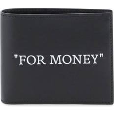 Off-White Portemonnaie mit "For Money"-Print - - Kalbsleder/Polyester/Acryl/Viskose/Baumwolle - Einheitsgröße
