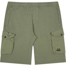 CP COMPANY M Shorts CP COMPANY Jersey Cargo Shorts Agave Green