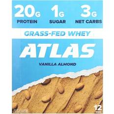 Atlas Protein Bar Vanilla Almond 12 Bars 12 pcs