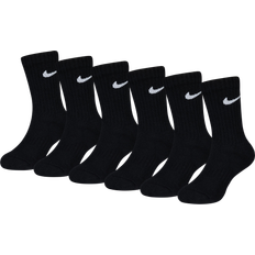 Nike Girls Socks Children's Clothing Nike Kid's Dri-FIT Crew Socks 6-pack - Black (RN0019-023)