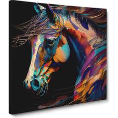 Natur Pur Horse Abstract Art Print