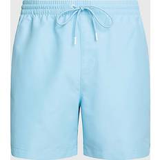 Calvin Klein Blue - Men Swimwear Calvin Klein Mens Pleasant Blue Core Logo Tape Swim Short