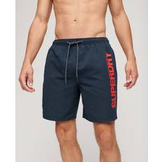 Superdry Men - XL Swimwear Superdry Men's Sport Graphic 17-inch Recycled Swim Shorts Navy