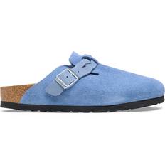 Birkenstock Boston Braided Suede Leather - Elemental Blue