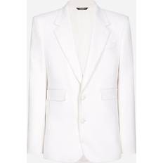 Wool Jackets Dolce & Gabbana Single-breasted stretch wool Sicilia-fit jacket