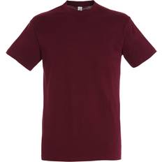 3XL - Unisex T-shirts & Tank Tops Sol's Regent Round Collar T-shirt Unisex - Burgundy