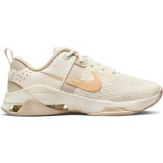 Nike Beige - Women Gym & Training Shoes Nike Zoom Bella 6 W - White/Orange/Grey/Ice Peach/Sanddrift/Pale Pink