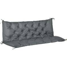 OutSunny Bench Cushion Grey Chair Cushions Grey (98x150cm)