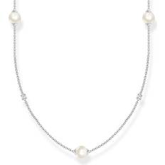 Thomas Sabo Necklace - Silver/Pearls/Transparent