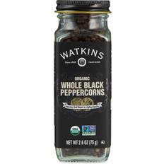 Watkins Organic Whole Black Peppercorns 75g