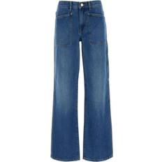 Tory Burch High Waisted Cargo Style Jeans In