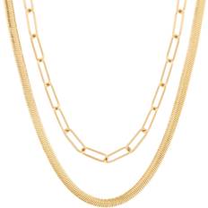 Brook & York Colette Chain Layering Necklace, Set of Gold-Plated