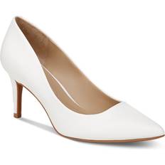 On 34th On 34th Women's Jeules Pointed-Toe Slip-On Pumps, Created for Macy's White Smooth