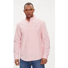 Men - XXL Dresses Tommy Jeans Hemd Entry DM0DM19134 Rosa Regular Fit