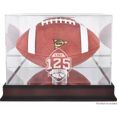 Fanatics Authentic LSU Tigers Mahogany 125 Years of Football Anniversary Logo Football Display Case with Mirror Back