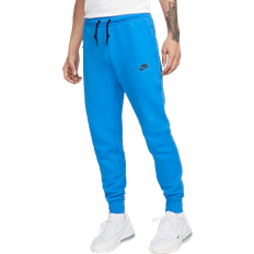 Organic Fabric Trousers Nike Sportswear Tech Fleece Sweatpants Men - Light Photo Blue/Black