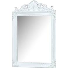 Melody Maison Antique White Wall Mirror 36.5x55.5cm