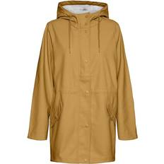 Yellow Coats Vero Moda Vmmalou Jacket - Brown/Amber Gold