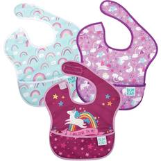 Bumkins SuperBib Rainbows/Unicorns 3-Pack