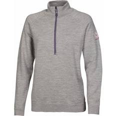 Ivanhoe of Sweden Women's Jana Half Zip Merino jumper 40, grey