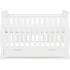 Storage Option Beds OBaby Stamford Mini Sleigh Cot Bed 26x53.1"