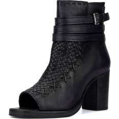 Vintage Foundry Co Women's Lexi Open Toe Boot Black