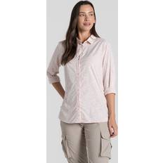 Polyamide Blouses Craghoppers Women's Nosilife Arona Langarm Bluse Blouse 48, sand