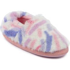 Totes Kids Short Full Back Slippers MultiColoured