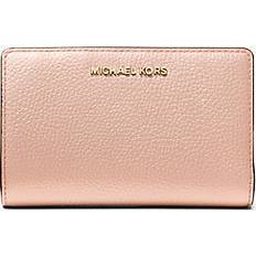 Michael Kors Medium Pebbled Leather Wallet - Soft Pink