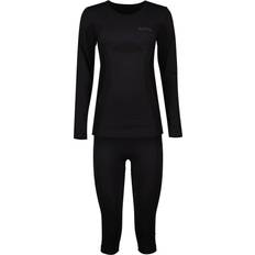 Lenz Merino 3/4 Functional Underwear Set, black, for Women