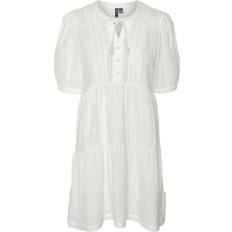 Vero Moda Natali Short Dress - Snow White