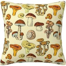KEROTA Cartoon Mushroom Throw Pillow Case Drawn Mushroom