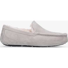 UGG Mens Grey Ascot Shearling-lined Suede Slippers Eur Men