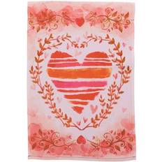 Northlight Watercolor Heart Valentine's Day Outdoor Garden Flag