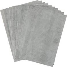 D-C-Fix A4 Self-adhesive Vinyl Sheets Craft Pack CONCRETE GREY 10 Sheets Grey